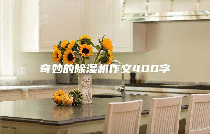 奇妙的除濕機作文400字