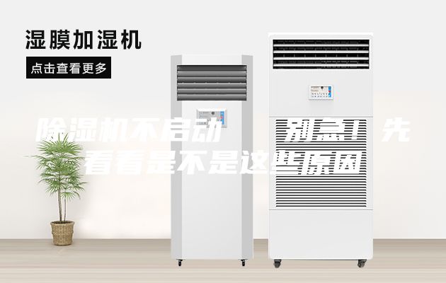 除濕機不啟動   別急！先看看是不是這些原因