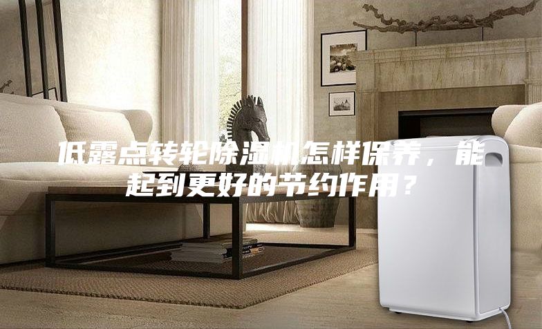 低露點轉輪除濕機怎樣保養，能起到更好的節約作用？