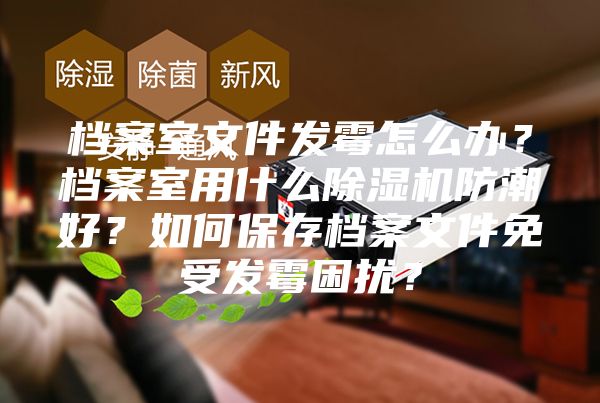 檔案室文件發霉怎么辦？檔案室用什么除濕機防潮好？如何保存檔案文件免受發霉困擾？