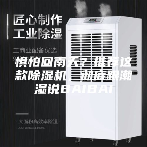 懼怕回南天?推薦這款除濕機,徹底跟潮濕說BAIBAI