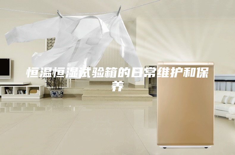 恒溫恒濕試驗箱的日常維護(hù)和保養(yǎng)