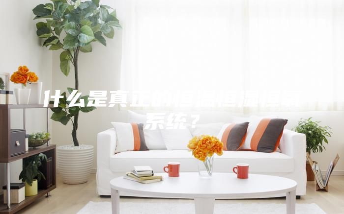 什么是真正的恒溫恒濕恒氧系統？