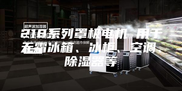218系列罩極電機 用于無霜冰箱、冰柜、空調、除濕器等